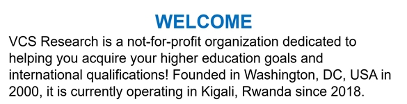 About  VCS Research.