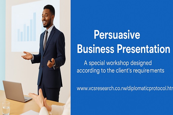 Persuasive Business Presentation Skills Workshop at VCS Research. 