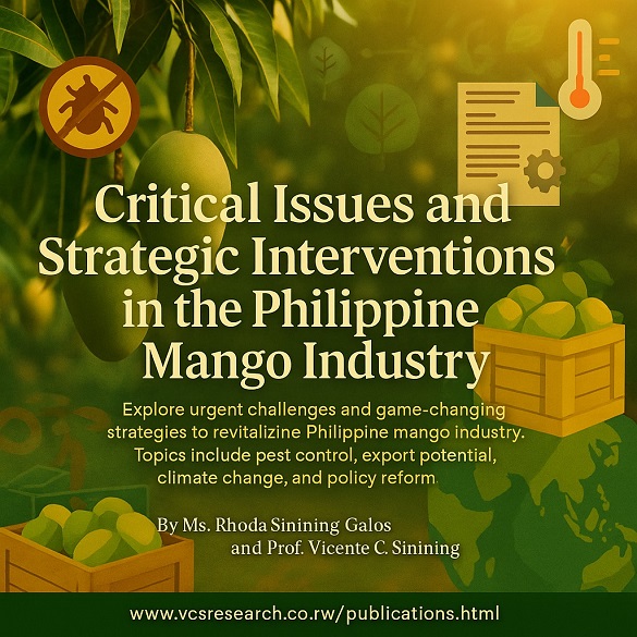 Explore urgent challenges and game-changing strategies to revitalize the Philippine mango industry